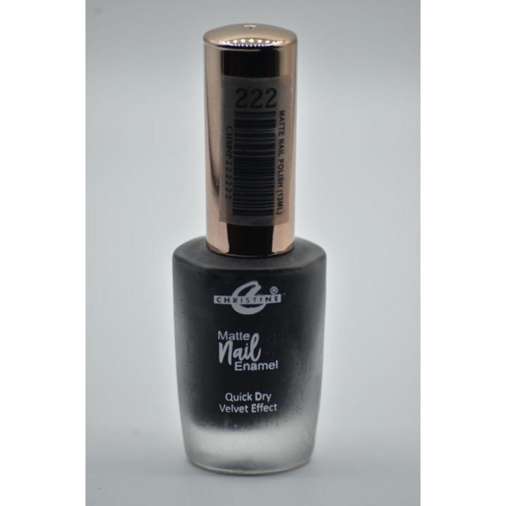 Christine Matte Nail Enamel Shade 222