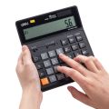 Deli - EM01020 #Desktop Calculator #Plastic-12 digits, 120 Steps Check. 