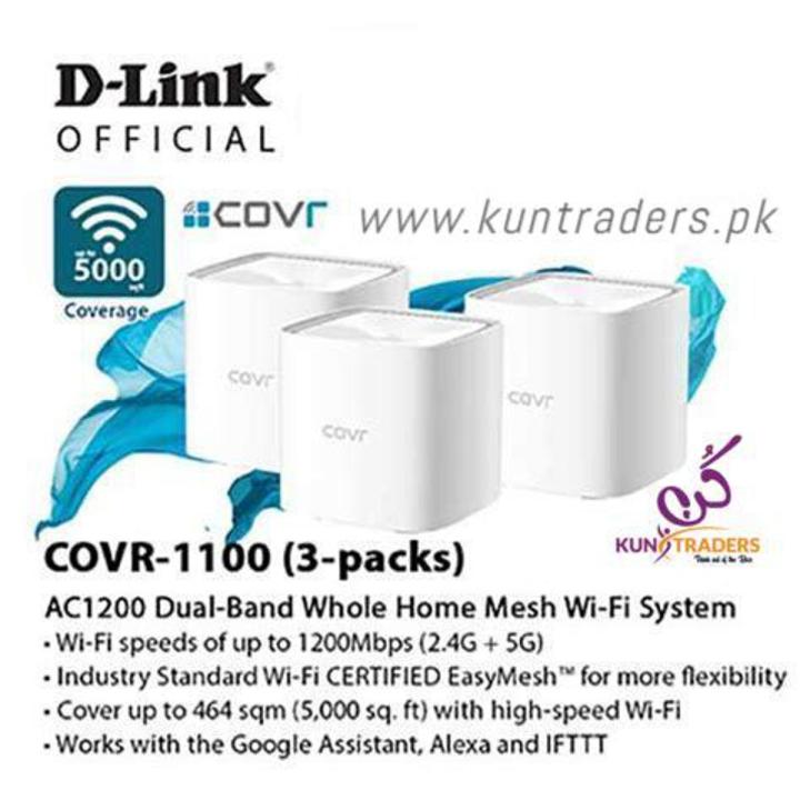 D-Link COVR-1100 COVR AC1200 Dual-Band Mesh Wi-Fi Router