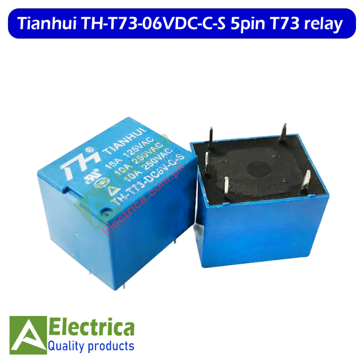 1%20pcs%20Best%20Quality%20Tianhui%20TH-T73-06VDC-C-S%205pin%20T73%20Relay%20by%20Electrica%20-%20Image%202