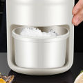 Portable Manual Ice Crusher for Smoothies and Ice Cream - High Quality, Easy to Use, and Durable-GOLA GANDA Maker. 