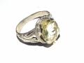 Topaz Silver Ring - GNJP78630. 