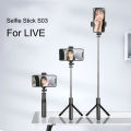 Phone Holder Wireless Selfie Stick Tripod 360 Degree Rotation Support For iPhone Xiaomi Samsung Mobile Phone Live Video Stand. 