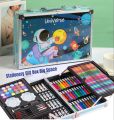 Colouring Kit Art&Craft 145 pcs Set Art Set Colouring Box Art and Craft Set Colouring Kit Colour Box Paintng Box Painting Set Painting Kit Suitcase Colouring Box 145 pcs Crayons Set. 