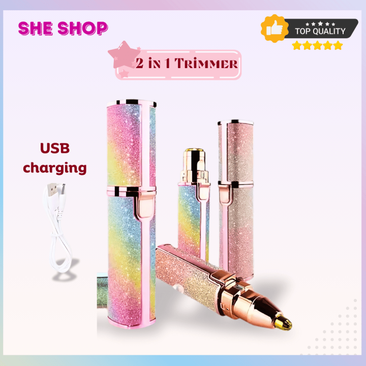 Best Quality 2 in 1 Electric Eyebrow & Facial Hair Remover – Premium ...