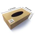 DIY Simple MDF Wooden Tissue Box Untreated Tissue Box For DIY Painting Acrylic Art Oil Painting. 