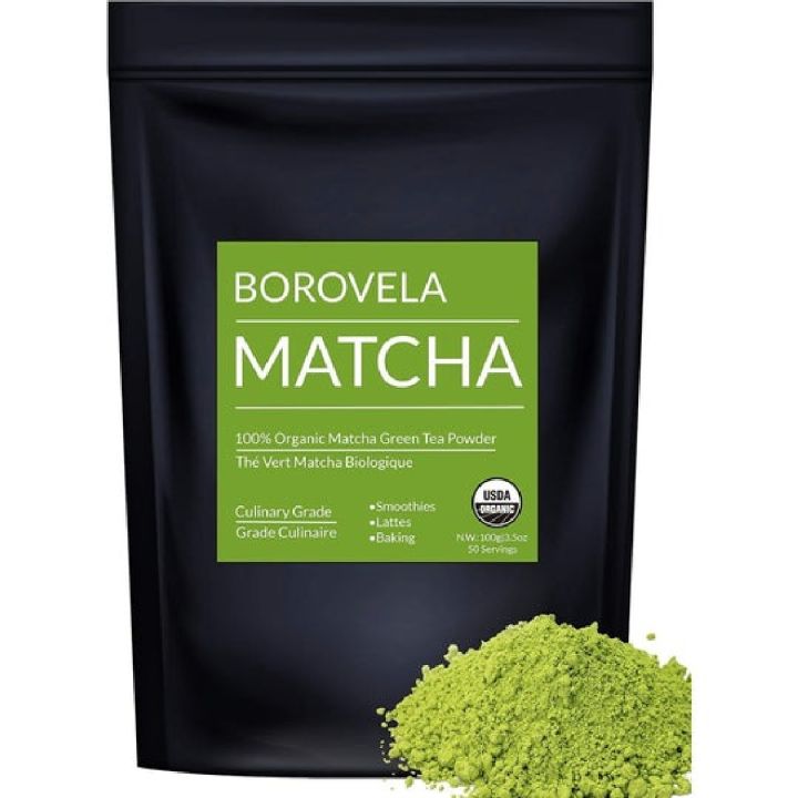 Borovela Organic Matcha Green Tea Powder 100g