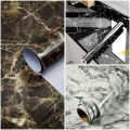 Marble Sheet - Marble Sheet Sticker - Marble sheet for kitchen - 60cm x 100cm/200Cm Marble Sheet Texture Design PVC Waterproof Self adhesive Wallpaper Sticker sheet Furniture New Skin Kitchen Cabinet Paper Stickers sheet Oilproof Table top Sticker sheet. 