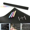 Black Matte Adhesive Chalkboard Contact Paper Vinyl Wall Decal Poster Alternative Bonus Chalks & Marker-Peel & Stick DIY Size. 