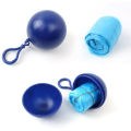 Portable Raincoat Ball Raincoat Emergency Raincoat Keychain - 100% waterproof. 