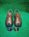 Leather Captan Peshawari Sandals With Goggles. 