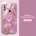 Love Bracelet case for Huawei Y9 Prime 2019 Back Cover Bauhinia Flower Case. 
