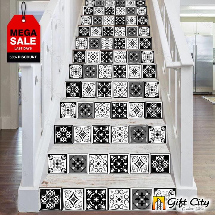 Gift%20City%20Presents%20Black%20and%20White%20Multi%20Pattern%20Design%20Wall%20Decorative%20Self%20Adhesive%20Tile%20Stickers%20Multiple%20Quantity%20-%2012x12%20cm%20for%20Bathroom%20Kitchen%20Wallpaper%20Decoration%20-%20Gift%20City%20-%20Image%204