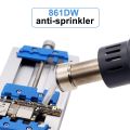 6Pcs Quick 861DW Hot Air Station Resisting Nozzles 3/4/6/8/10/12mm Nozzle Sleeve for PCB Microscope Soldering Repair. 