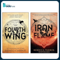 The Empyrean Series { Fourth Wing (The Empyrean, 1) + Iron Flame (The Empyrean, 2) } (2 book series) Hardcover Edition by Rebecca Yarros (Author). 