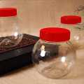 Kitchen Canisters & Jars PACK OF 6 PCS Kitchen STORAGE JAR SET Diamond Design ORGANIZER For Grocery / SNACK / Masala / Sugar / Biscuits / Daal / Spice JARS. 