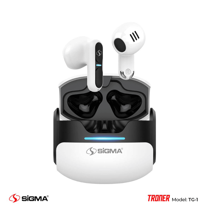 Sigma 100% Original WAVE TG-1 TWS Wireless Earphone Bluetooth 5.3 - Sigma 100% Original Earbuds - Active Noise cancellation - High Quality Sound & Bass - Deep bass -