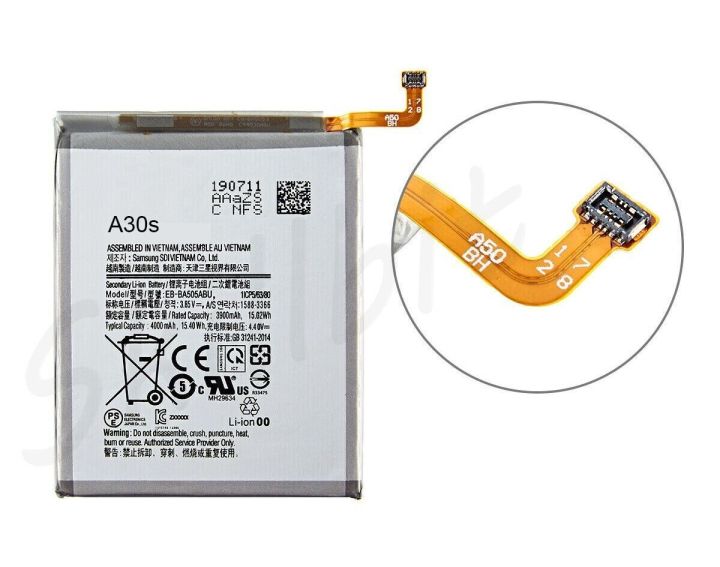 BATTERY FOR SAMSUNG GALAXY A30s EB-BA505ABU SM-A307 4000-mAh