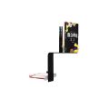 Wall Mount Invisible L-Shaped Floating Book Storage Shelf Rack Organizer. 