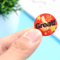 500pcs “good job" reward sticker 8 designs cartoon words sticker good for kids Lonni. 