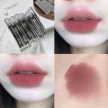 Matte Velvet Lip Gloss Korean Cosmetics Lip Mud Lipstick Waterproof Long-lasting Easy To Wear Red Lip Tint Lip Glaze Makeup. 