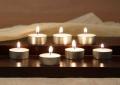 20-Pack White Tea Light Candles Room and Party Decoration, Floating Candles for Birthdays and Anniversaries. 