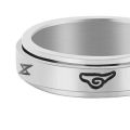 Fidget Ring Long Lasting Alloy Moon Star Fidget Ring Stress Relieving Anxiety Ring. 