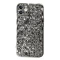 For iPhone 11 Electroplated 3D Stone Texture TPU Phone Case. 