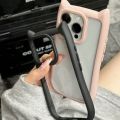 100% Quality+COD Cute Kawaii Cat Ears Transparent Phone Case for iPhone 15 14 13 12 Pro Max Shockproof Back Cover for Girl Gift. 
