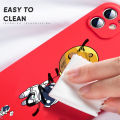 Hontinga for Xiaomi Poco X3 GT Case Side Design Phone Cover Cartoon Moon Astronaut Case Square Edge Pattern Liquid Silicone Trend Cover. 