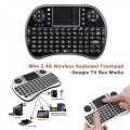 RGB Mini Wireless Keyboard - Air Touchpad Mouse - Rechargeable Battery - Backlit - Perfect for Android TV Boxes, Smart TVs, Pcs, and More. 