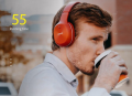 EDIFIER W800BT Plus Bluetooth Stereo Headphones-Black. 