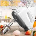 7-Speed Electric Hand Mixer Machine with Egg Beater & Whisk, Handheld Cake Mixer for Cream, Eggs, Batter, Baking & Kitchen Mixing. 