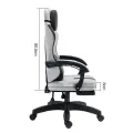Boost Surge Pro Ergonomic Chair with Footrest - Premium Velvet, Adjustable Back, 1-Year Warranty. 