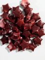 Rust Blue Maroon Star Marble Acrylic Plastic Beads - Pack of 40gms- Ideal for DIY Jewelry Making, Jewelry, and Dress Accessories.. 