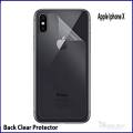 Iphone X Premium Clear Jelly Back Protector Skin. 