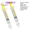 Yinhsly Baby Nose Cleaner Soft Fit Baby Nose Deep Cleaning Syringes. 
