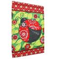 12X18'' Mini Garden Flags Red Ladybug Leaf Flower Yard Banner Display Home Decor. 