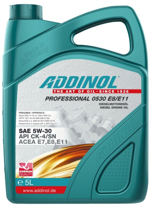ADDINOL PROFESSIONAL Diesel 5W-30 E8 /E11 5 L