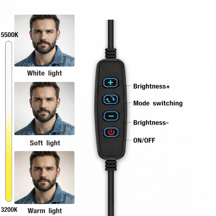26cm%20Ring%20Light%20With%20Phone%20Holder%20&%203%20Shades%20Of%20Colour%20For%20Videos%20Photography%20Studio%20&%20Lightining%20-%20Image%204