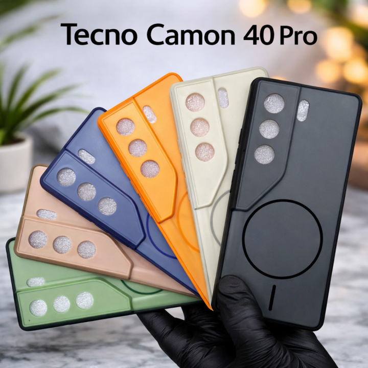 Tecno Camon 40 Pro – Matte Soft Silicone & Polycarbonate Hybrid Phone ...