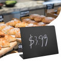 1/3PCS Mini L Shaped Wordpad Table Signs  Erasable Small Blackboard for Food Signs Wedding Party Decor 3 Size. 