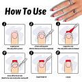 10PCS Nail Art Form French Stencil Inkjet Template Nail Stickers Manicure DIY SEVICH. 