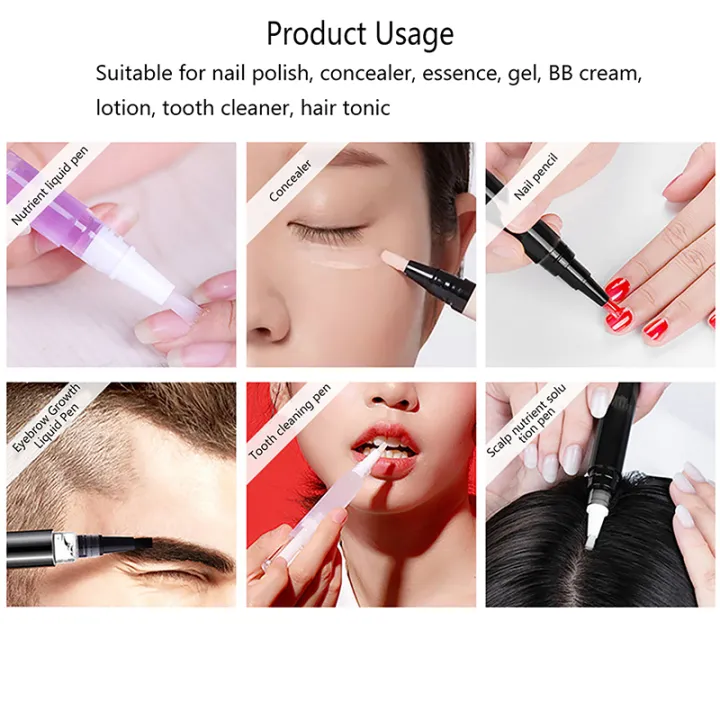 1Pcs%202/3ml%20Transparent%20Twist%20Nail%20Twist%20Pens%20Empty%20Transparent%20Nail%20Oil%20Pen%20with%20Brush%20Cosmetic%20Container%20Pen%20Lip%20Gloss%20Tubes%20-%20Image%205