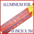 Aluminium Foil Roll long For food wrapping 18 INCH, 5 METER. 