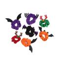 Plush Cute For Girls Cloth Bat Spider Antler Christmas Elastic Hair Bands Women Hair Rope Ponytail Holder Flannel Scrunchies. 