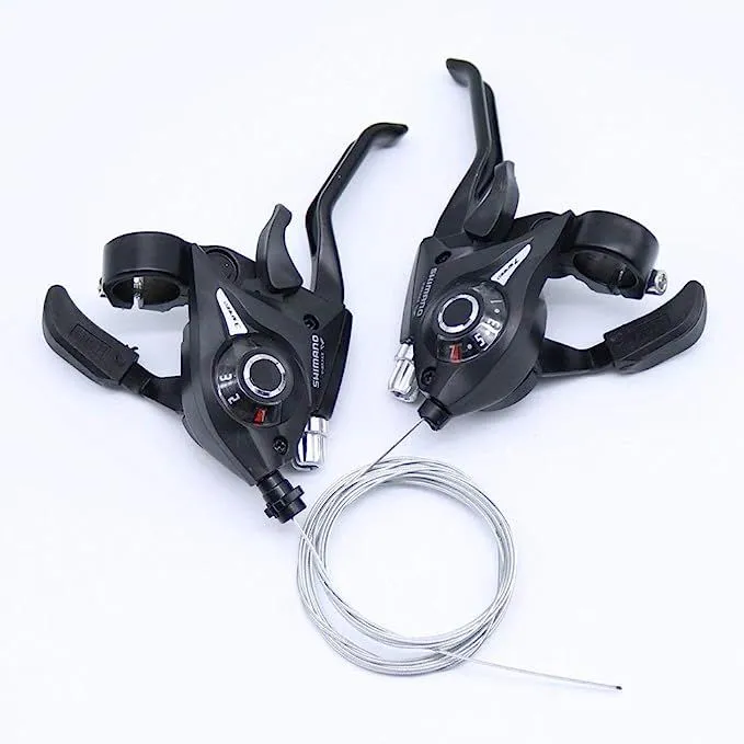 Shimano%20V-Brake%20Set,%20Brake/Shift%20Lever%20with%20Brake%20Cable,%207%20Speed%20Gears%20Brake%20Combination%20with%20Gear%20Indicator%20for%20V-Brake,%20Black%20(L3%20%C3%97%20R7%20Gears)%20Shimano%20Gear%20Shifter%20-%20Image%204