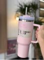 Stanley Cup - 40oz Tumbler with Straw - Coffee Mugs - Flask Bottle Hot and Cold - Coffee Glass - Water Bottle for Girls - Mugs - Gym Bottle - Travel Accessories - Gift for Girls - Stainless Steel Cup for Water, Ice Tea or Coffee. 