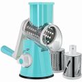 Flixfy Effortless Slice Multifunctional Vegetable Cutter, Slicers and Chopper, 3 in 1 slicers and salad cutter, table top drum grater, slicer, chopper, grinder for cheese, nut, potato, carrot, flixfy. 