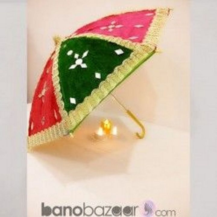 Beautiful Colorful Customized Umbrellas for Decoration, Weddings, Mehndi and Different Rasams on Wedding Decoration Umbrella_ Small Size